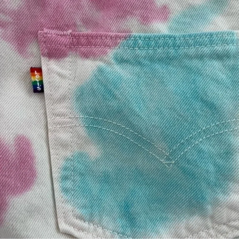 Levi's Pride 501 1993 cut-off tie-dye shorts, Size 29 W